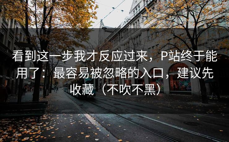 看到这一步我才反应过来,P站终于能用了:最容易被忽略的入口,建议先收藏(不吹不黑) 看到这一步我才反应过来,P站终于能用了:最容易被忽略的入口,建议先收藏(不吹不黑)