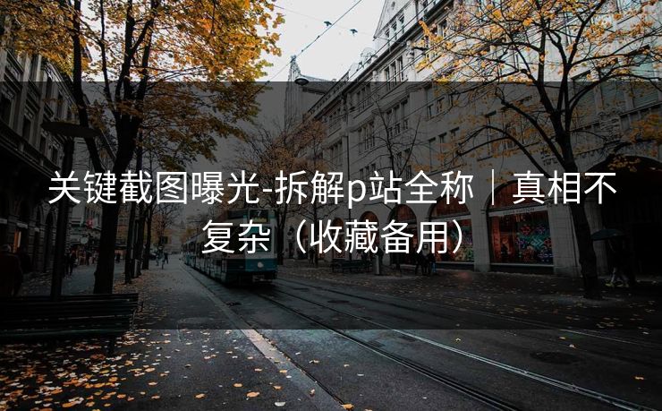 关键截图曝光-拆解p站全称|真相不复杂(收藏备用) 关键截图曝光-拆解p站全称|真相不复杂(收藏备用)
